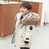 Boys' 2023 Mid-Length Winter Jacket: Thickened Cold-Weather Wear for Small and Medium Children
