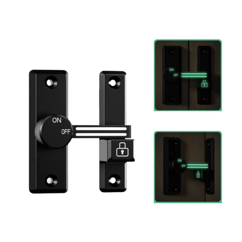 Easy Installion Designs 90/180 Degree Door Latches Lock for Extra Privacy In Hotel Offices Supplies and Garages Use