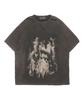 Kutenaikeibeu Fatalis Castle Distressed Crop Tee