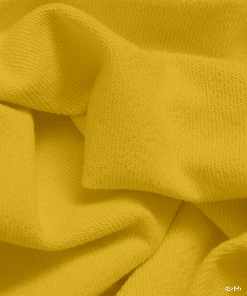 MAHAGRID Curved Logo Sweatshirt Mustard(Mg2Dsmm440A)