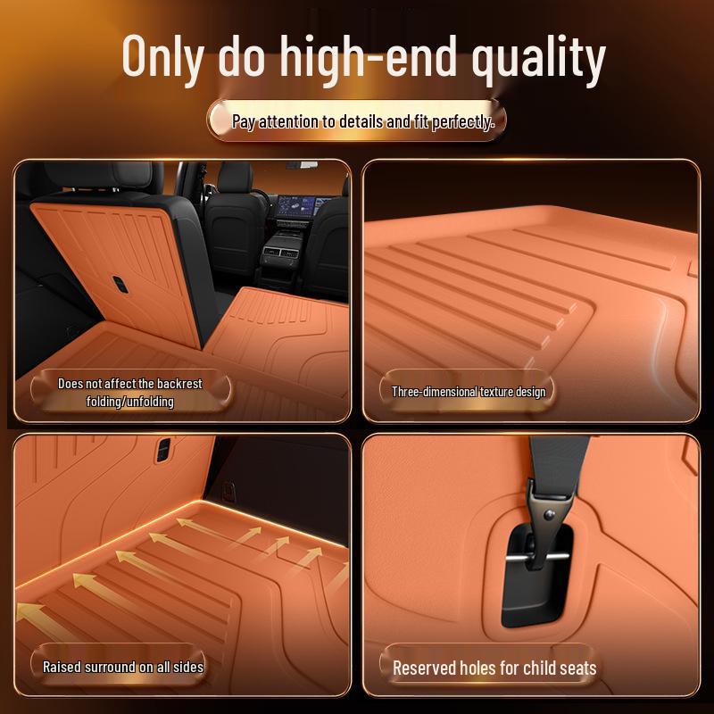 Tailored TPE Trunk Mat for Geely Galaxy M9 Six-Seater - Car Tail Box Modification Accessory