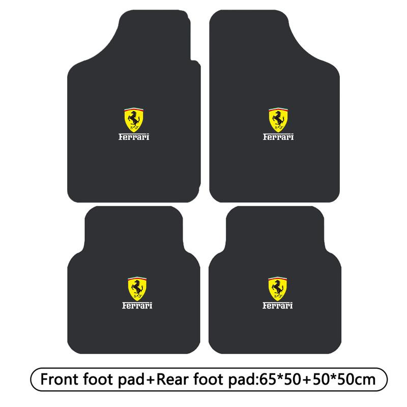 Car Floor Mats Front Rear Carpet Anti-slip Protection Pad For Ferrari 308 GT4 328 GTB GTS F355 Modena F430 458ltalia 488 Tributo