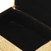 Gold Trinket Storage Box Zinc Alloy Metal Jewelry Box Jewelry Boxes Keepsake Box  For Ladies