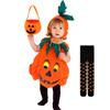 Boy Girls Pumpkin Halloween Vestidos Party Costume Children Romper Infant Kids Jumpsuit Carnival Party Cosplay Children Clothes