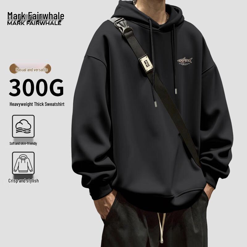 

Mark Fairwhale Men s American Street Style Heavyweight Hooded Sweatshirt XL