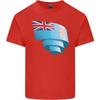 Curled Fiji Flag Fijian Day Football Unisexs Light Cotton TShirt