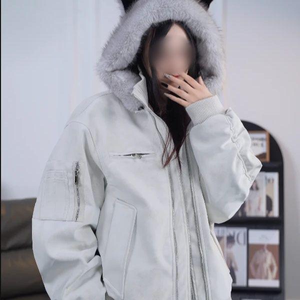 

High-End Unisex Thickened Warm Jacket - Trendy and Comfortable for Autumn & Winter XL (130-150) сірий колір