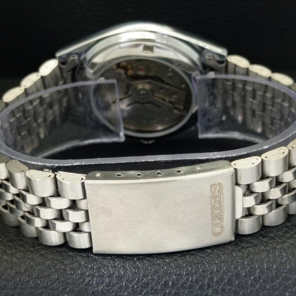 JAPAN VINTAGE REFURBISHED SEIKO AUTOMATIC 6309A MENS GREEN DIAL WATCH a701693-5 R206c-a701693