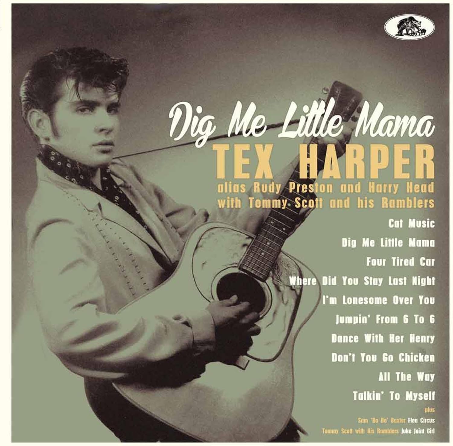 

10inch Record TEX HARPER Dig Me Little Mama BAF14006 BEAR FAMILY 2018 Europe Rock