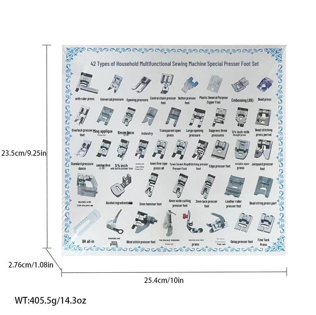 Deluxe Presser Foot Set: 32-62pcs Multifunctional Sewing Accessories for Home Machines