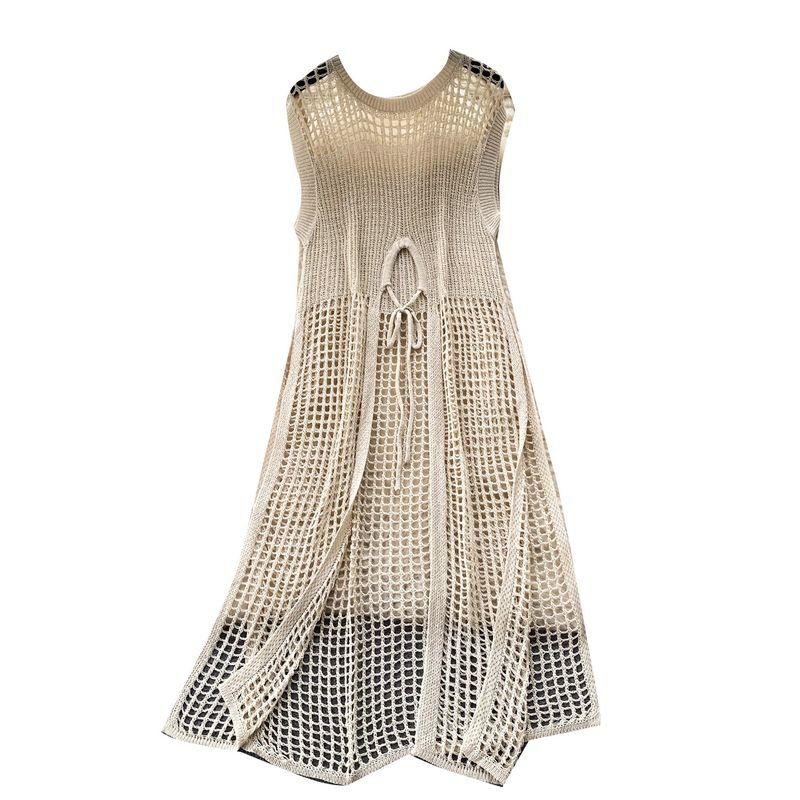 Chic Retro Loose A- line Blouse Knitting Dress
