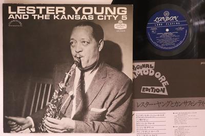 LP Record LESTER YOUNG  Lester Young With The Kansas City F LAX3310 LONDON 1974 Japan Jazz Used