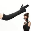 1 Pair Of Women's Extended Stretch Gloves Summer Thin Dance Performance Wedding Gloves Over The Elbow