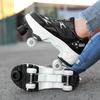 Adult Four-wheel Deformed Walking Shoes Men's and Women's Roller Skates Children's Skates Boys' and Girls' Two-wheel Sports Shoes