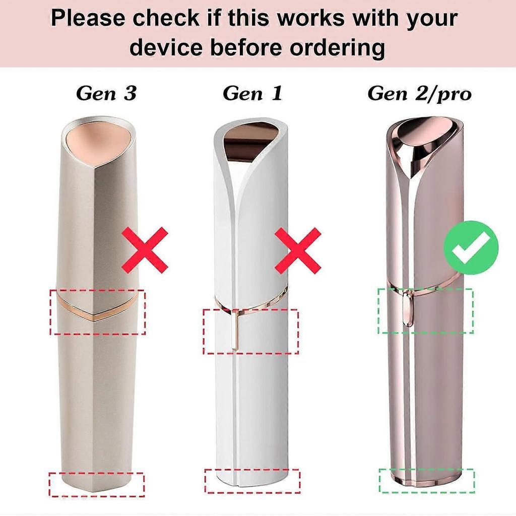 Replacement Heads for Flawless Facial Hair Remover, Replacement Blades for Finishing Touch Flawless Hair Removal Gen 2 less