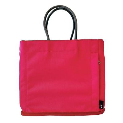 3069 Απλή Ελαφριά Μίνι Τσάντα Tote SN Τετράγωνη Επικάλυψη Α [Rootote] (Ροζ)