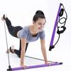 Pilates tyč s posilovacím pásem Posilování Spalování tuků Formování postavy Multifunkční tyč na cvičení Domácí Posilovna Cvičení Muži Ženy Fitness vybavení