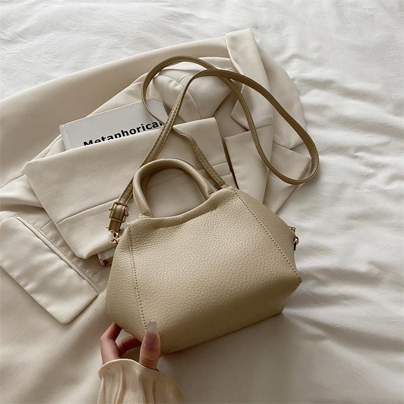 Bolsa de Cubo de Agua Portátil Simple con Apariencia Moderna y Elegante, Bolso Cruzado de Hombro Único para Mujer
