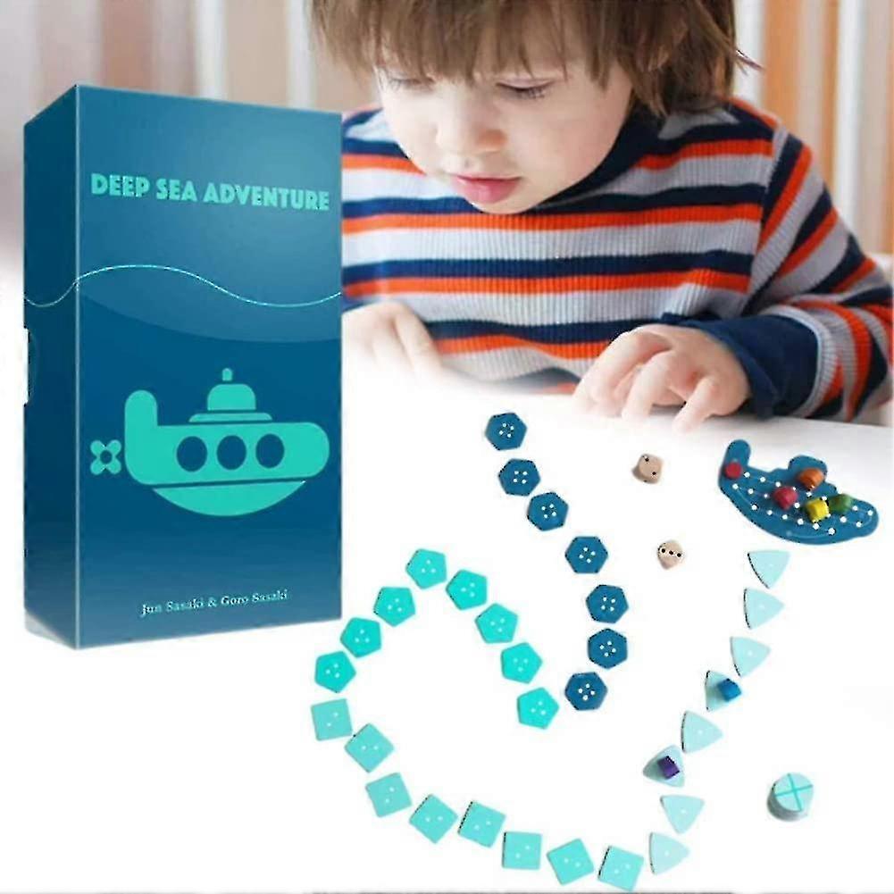 1 Set Games Deep Sea Adventure Cards Set Board Game Interaction Gadget For Families Children Kids