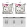 Mother's Day  Square Pillow Covers Polyester Seat Anniversary Mom Birthday Cushion Cover Cool Decorative Throw Pillow Case 40*40
