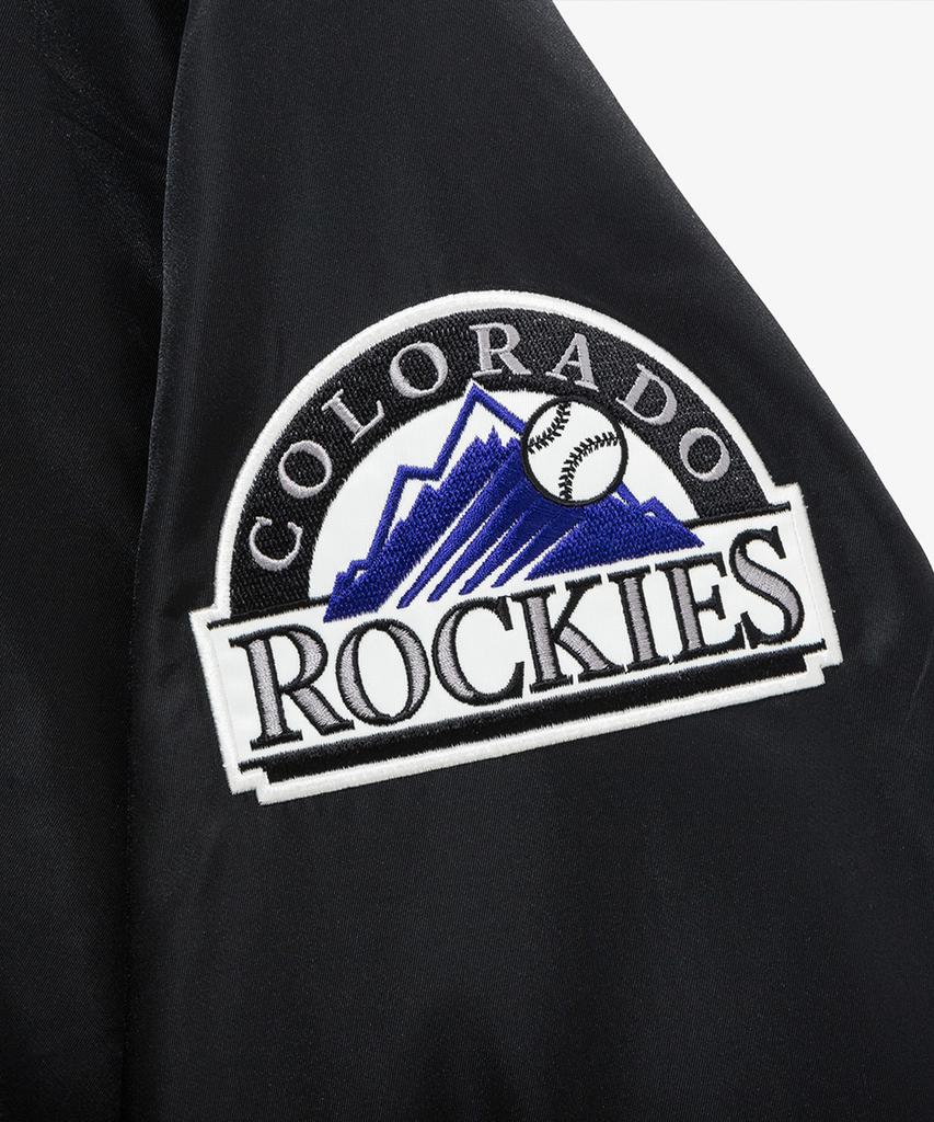 New Era Mlb Colorado Rockies Authentic Stadium Jacket Black