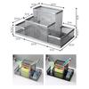 Multifunctional Pen Holder Creative Metal Iron Art Storage Pen Holder Student Stationery Desktop Office Storage Box
