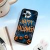 Halloween-HH  Phone Case For iPhone 17,16,15,14,13,12,11 Plus,Pro Max,XS,Soft Silicone Black Cover