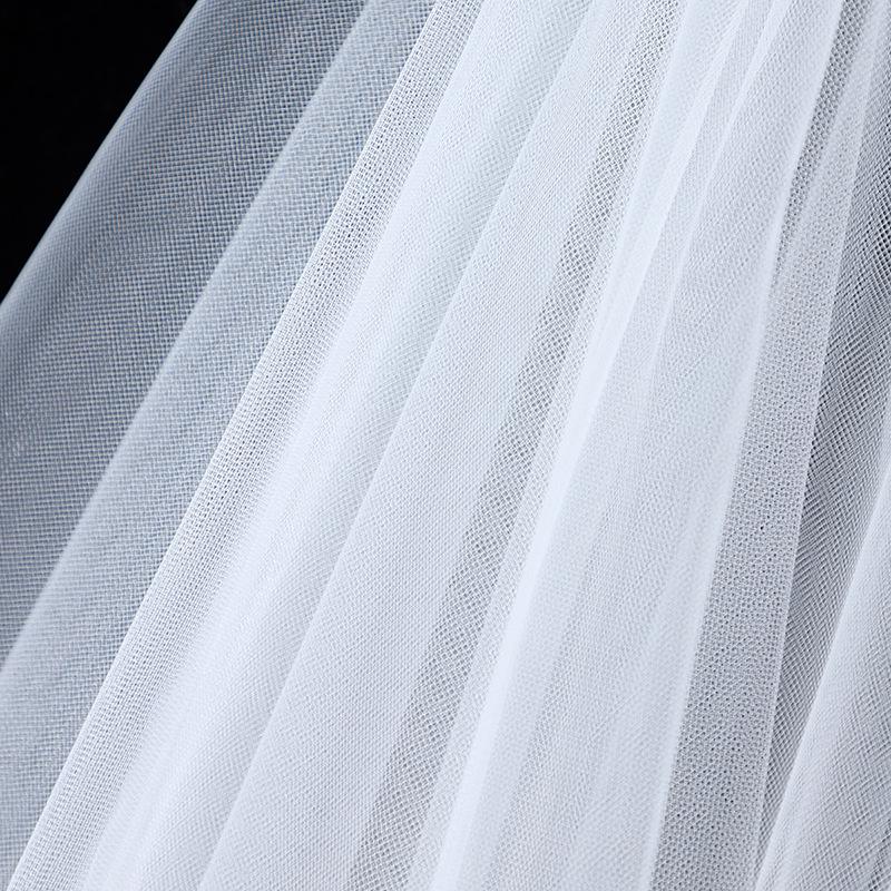 Retro Fairy Forest-Style Bridal Veil: Pearl Lace Gauze Headwear for Wedding & Marriage Certificate Photos