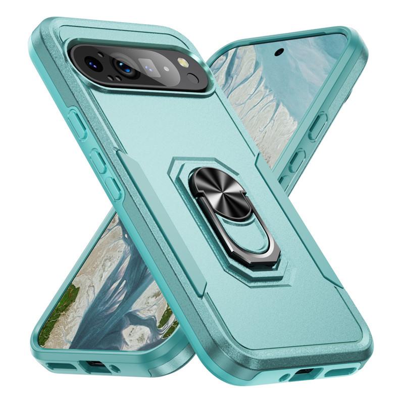 Applicable To Google Pixel 9Pro Ring Armor Anti-Drop Phone Case Pixel10a Pioneer Bracket Case