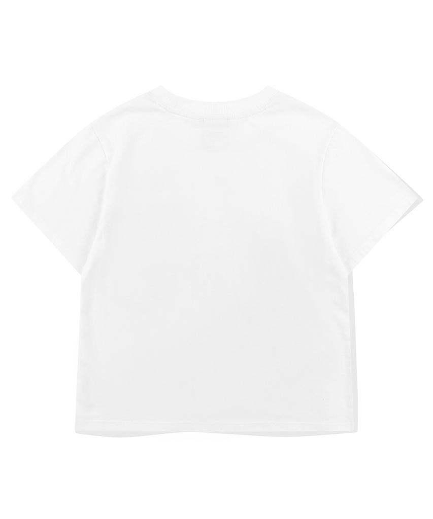 MAHAGRID Tattoo Crop Tee White(Mg2Emft582A)