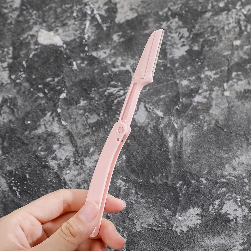 KELLY FACE Eyebrow Trimmer Set: Safety Folding Razors for Shaping & Makeup (3 Pieces).