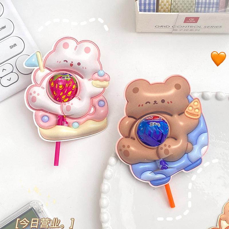 100PCS Cute cartoon Lollipop Package Card Candy Packaging Box Kids Birthday Party Decorations Baby Shower Party Favors