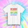 LGBTQ Pride T-Shirt My Life My Choice Equality Rights Gift S-5XL
