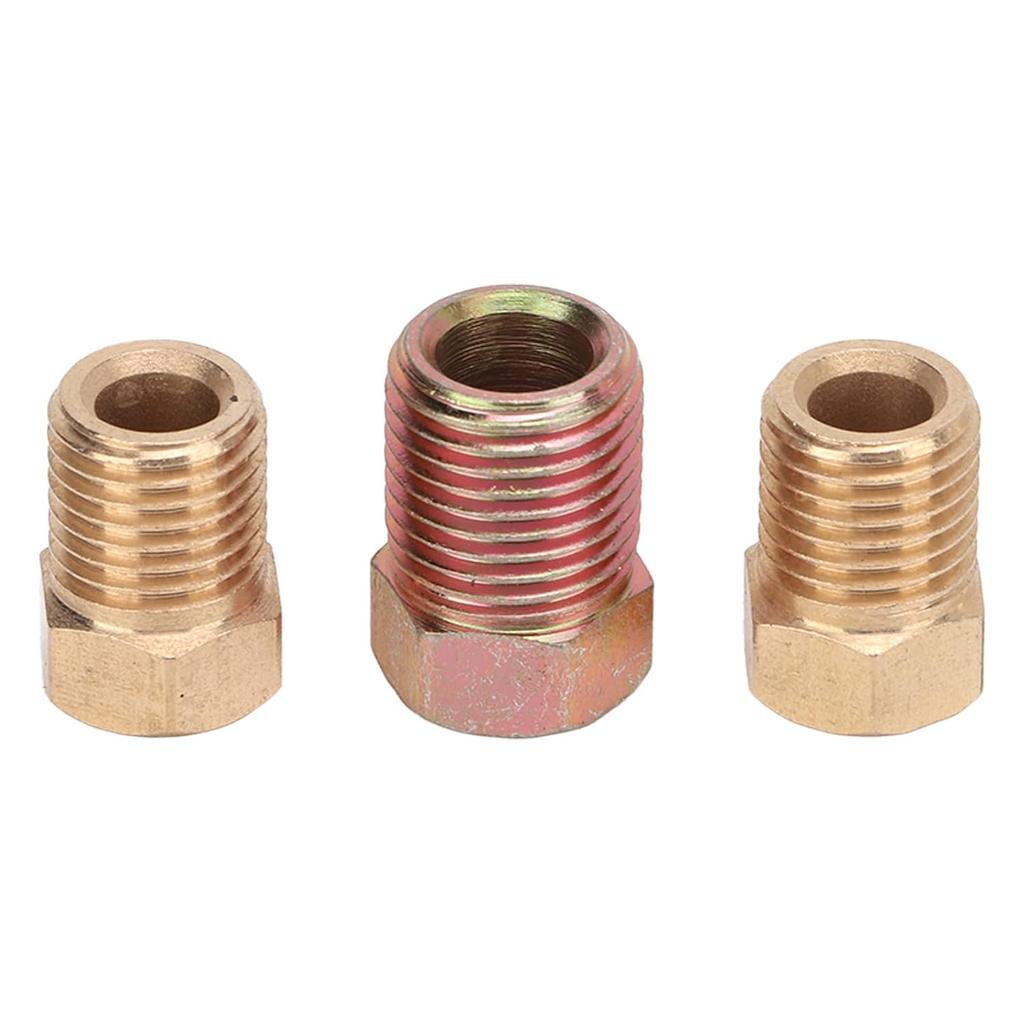 Hydraulic Brake Light Switch Adapter, Universal Inline Hydraulic Brake Light Switch Kit with Adapters, Hydraulic Brake Fitting with Tee Adapter,