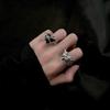 Dark Thorn Love Ring Female And Male Niche, Punk Cold Wind Advanced Sense Open Ring