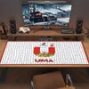 Pippi Longstocking Large Size Mouse Pad Large Gaming Table Cushion Non-slip Laptop Tablet Big Mousepad XXL Mat Mini PC Playmat With Lock Edge
