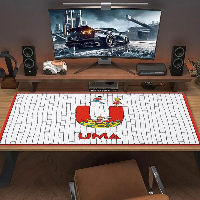 Pippi Longstocking Large Size Mouse Pad Large Gaming Table Cushion Non-slip Laptop Tablet Big Mousepad XXL Mat Mini PC Playmat With Lock Edge