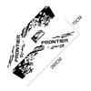 For Nissan Frontier Pro 4X NP300 Pickup Body Side Stickers Truck Splash Grunge Decor Decal Trunk Vinyl Covers Auto Accessories
