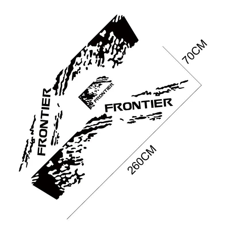 For Nissan Frontier Pro 4X NP300 Pickup Body Side Stickers Truck Splash Grunge Decor Decal Trunk Vinyl Covers Auto Accessories