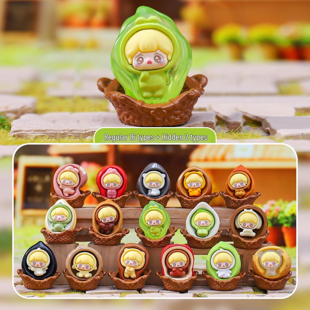 Guochao Hanfu Mädchen Figur: Frühlingsbrise Blind Box Sammlerstück – verträumte Dekoration & Geschenk