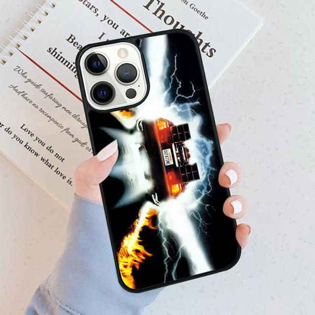 Back To The Future License Plate OUTATIME Phone Case For IPhone 18 17 Air 16 15 14 Plus Apple 16 11 12 13 Pro Max Coque