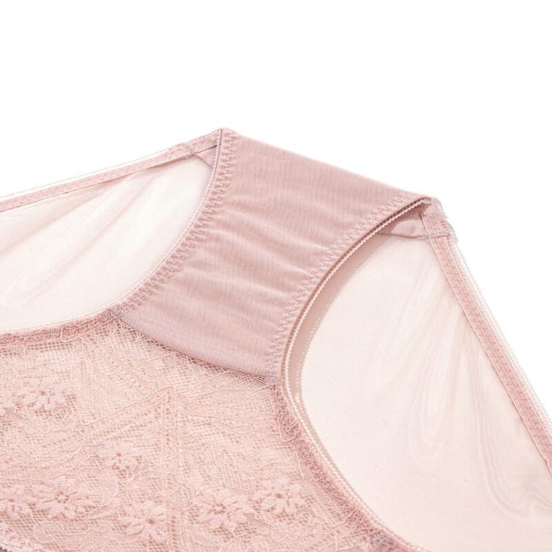 Aimer Women's Lace Mesh Cotton Crotch Low-Rise Underwear AM237721