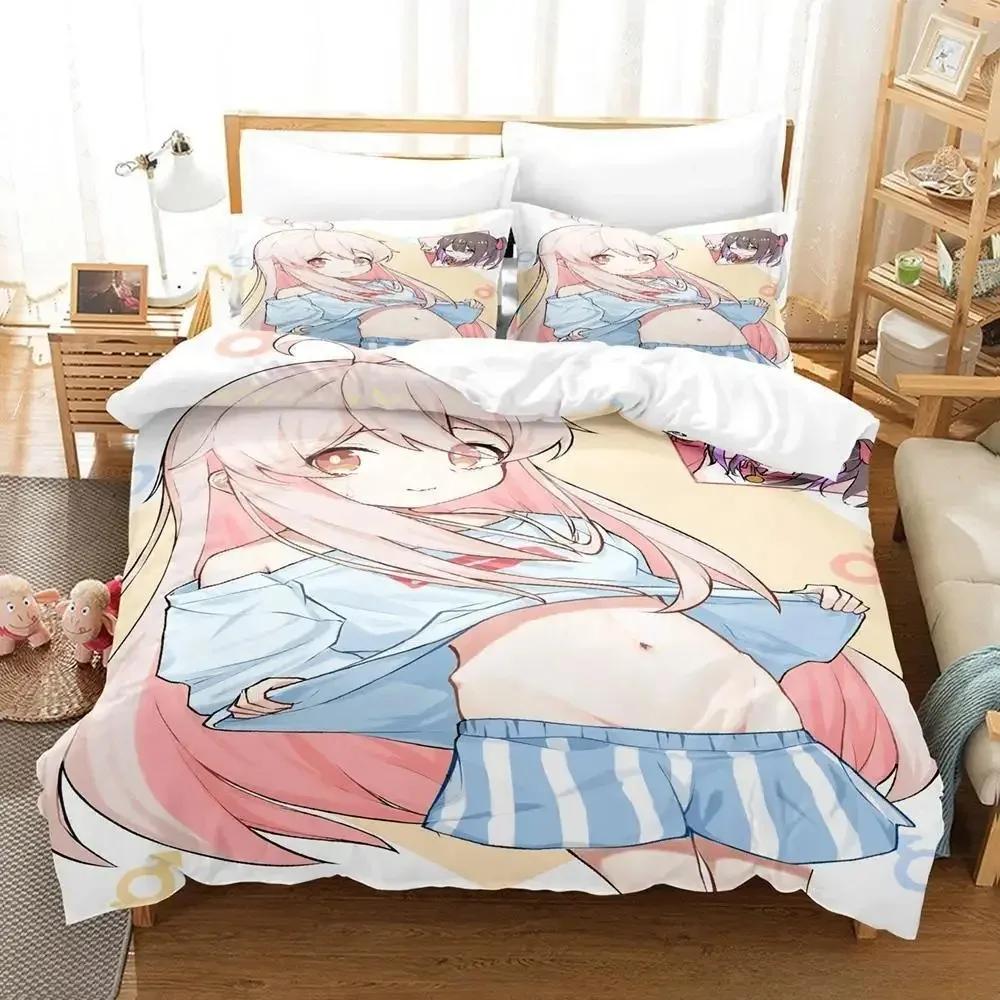 Onimai I'm Now Your Sister! Bedding Set Single Twin Full Queen King Size Bed Set Adult Kid Bedroom Duvet Cover Sets 3D Anime