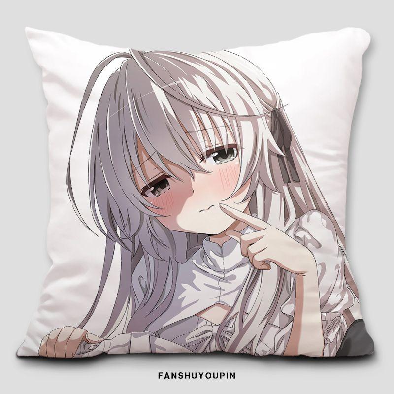 Kasuga-Ye-Qiong omgivande örngott soffa sängbord studenthem ryggkuddfodral Qiongmei spel anime örngott
