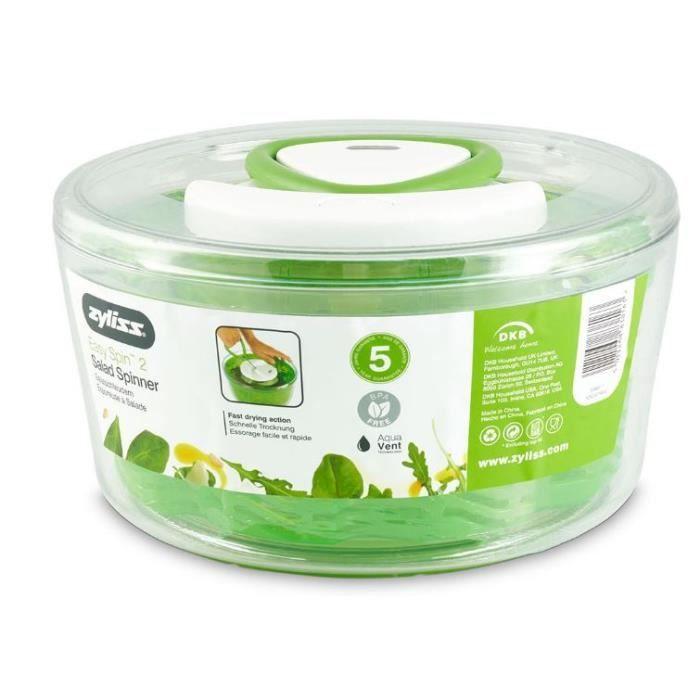 Zyliss essoreuse à salade Easy Spin 20 cm vert/transparent
