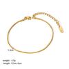 Trendy European & American Fashion Titanium Steel Twist Chain Bracelet for Women