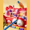8-in-1 Hammering Pounding Toys For Kids Fishing Game 6 Sides Wooden Activity Cube Baby Toys Birthday Gifts For Boys Girls