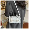New Fashion Winter Plush Crossbody Bag Minimalist Street Style Small Square Bag