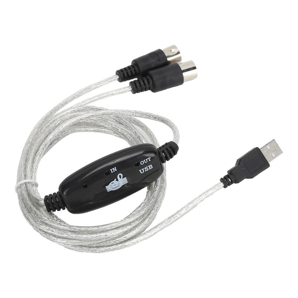 

5 Pin MIDI Cable USB to MIDI Cable for for XP / VISTA / OS X / Window7 Musical Instruments