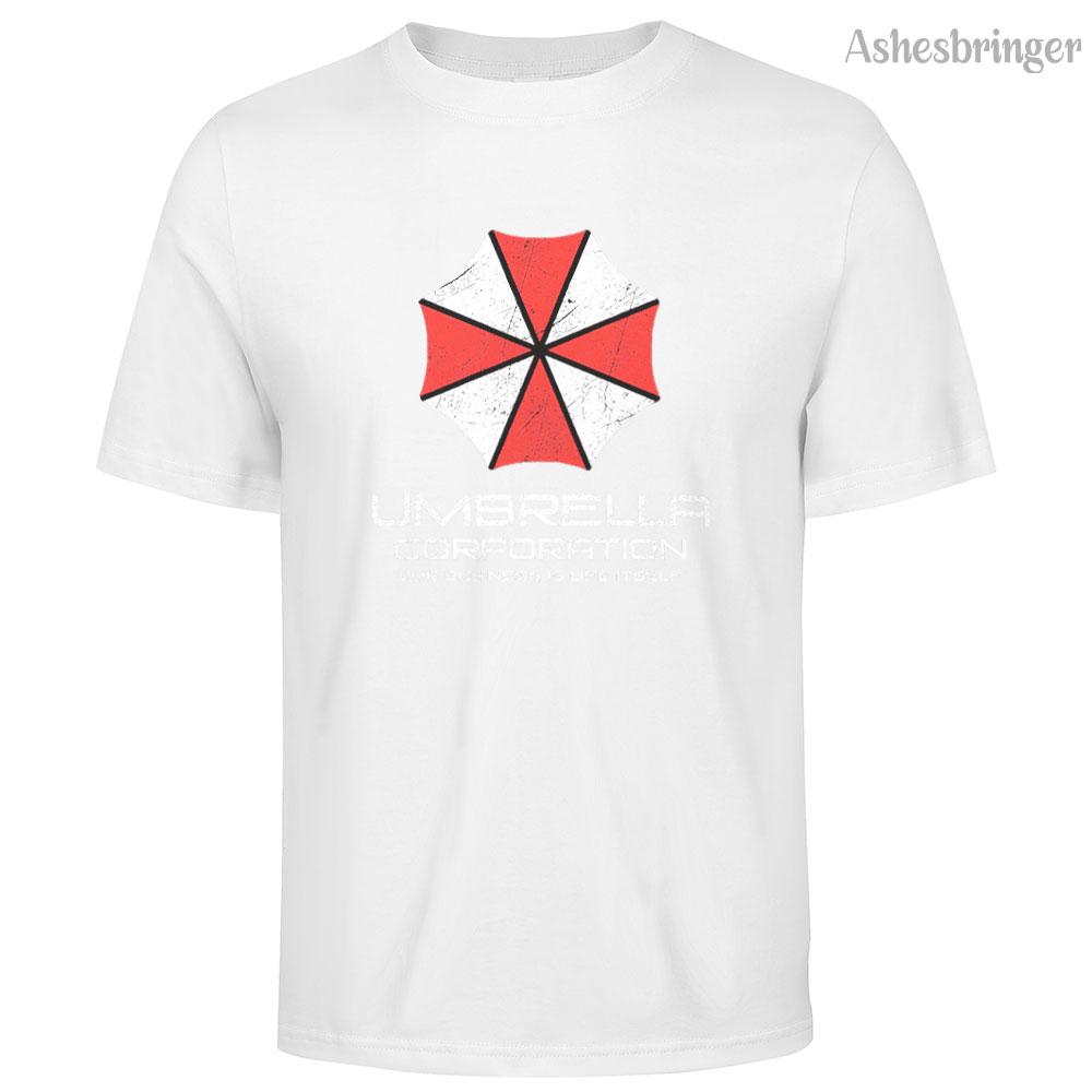 Mens Cotton Umbrella Corporation Graphic T Shirt Street Casual Style Tee for Men and Women